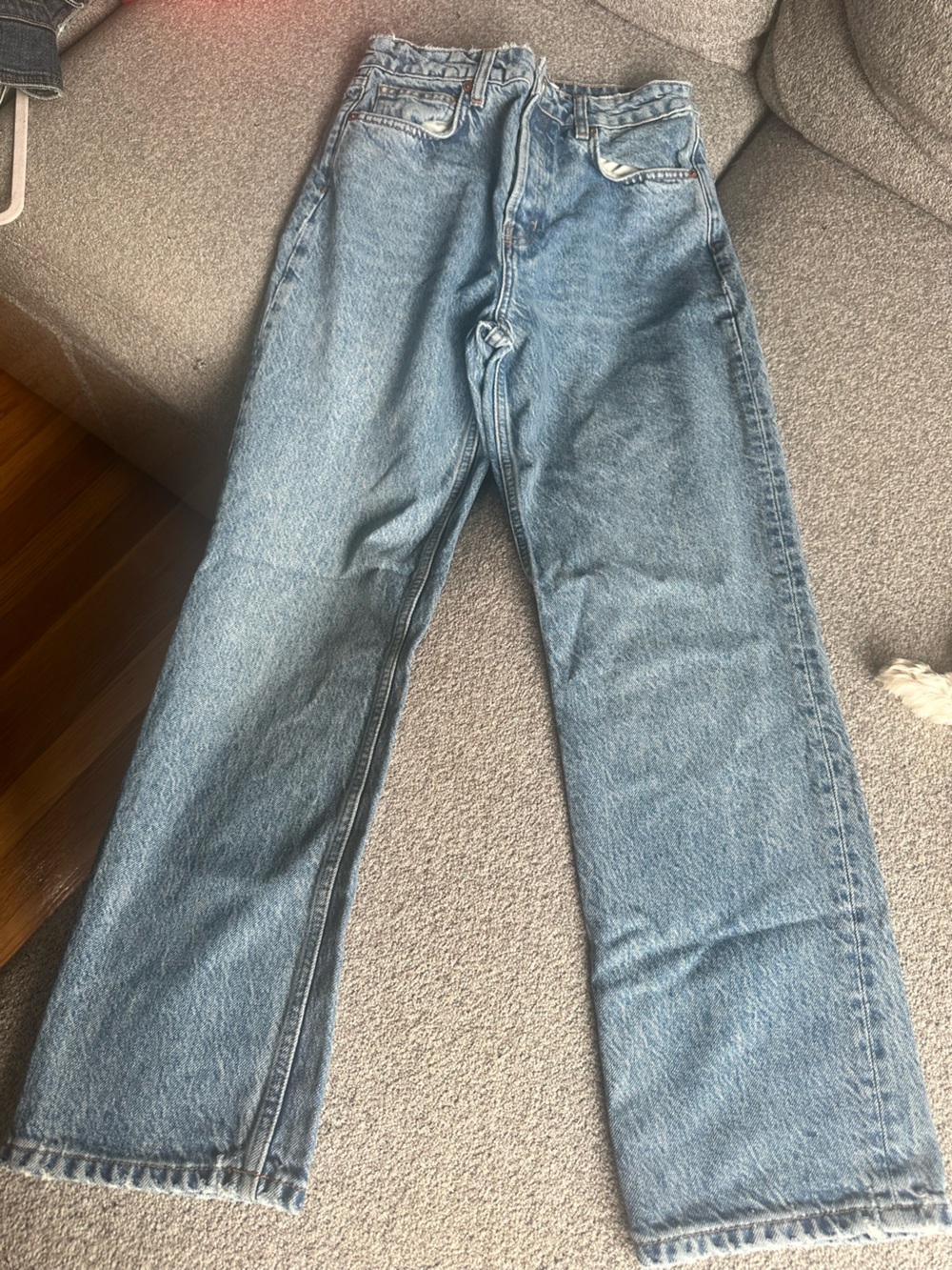 Reformation Cynthia High Rise Straight Jeans Vintage Wash Size 27